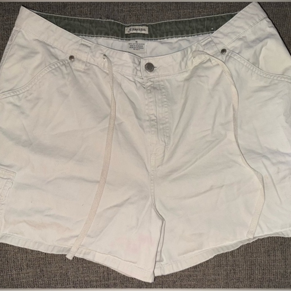St. John's Bay Khaki Cargo Shorts Relaxed Fit